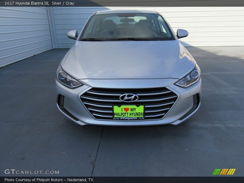 Silver / Gray 2017 Hyundai Elantra SE