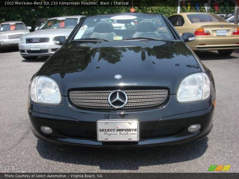 Black / Charcoal 2002 Mercedes-Benz SLK 230 Kompressor Roadster
