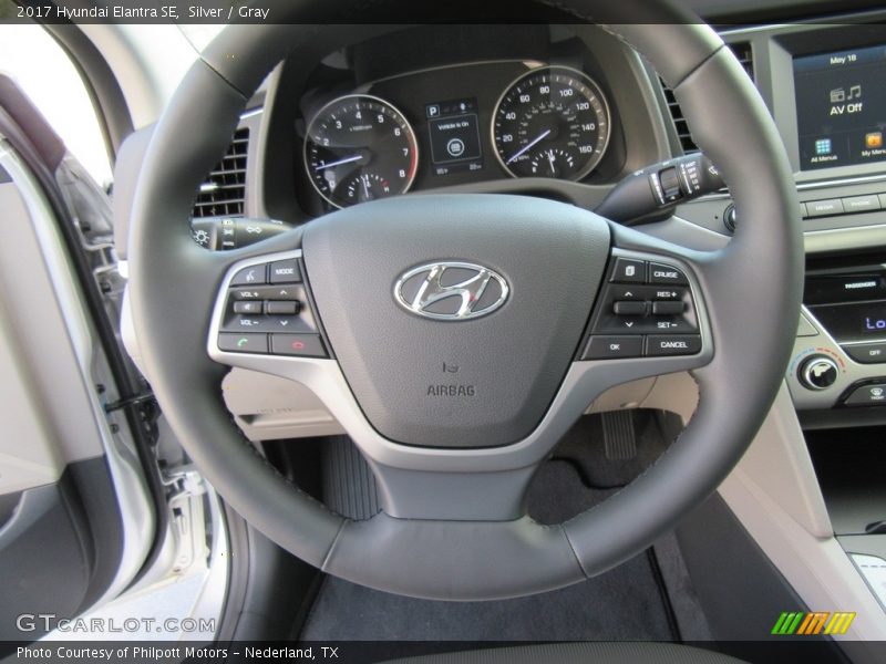 Silver / Gray 2017 Hyundai Elantra SE