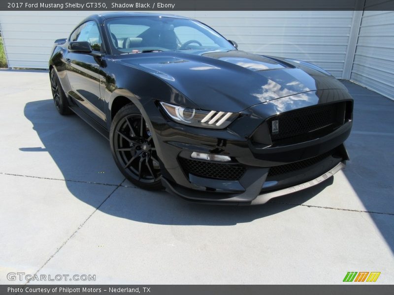 Shadow Black / Ebony 2017 Ford Mustang Shelby GT350