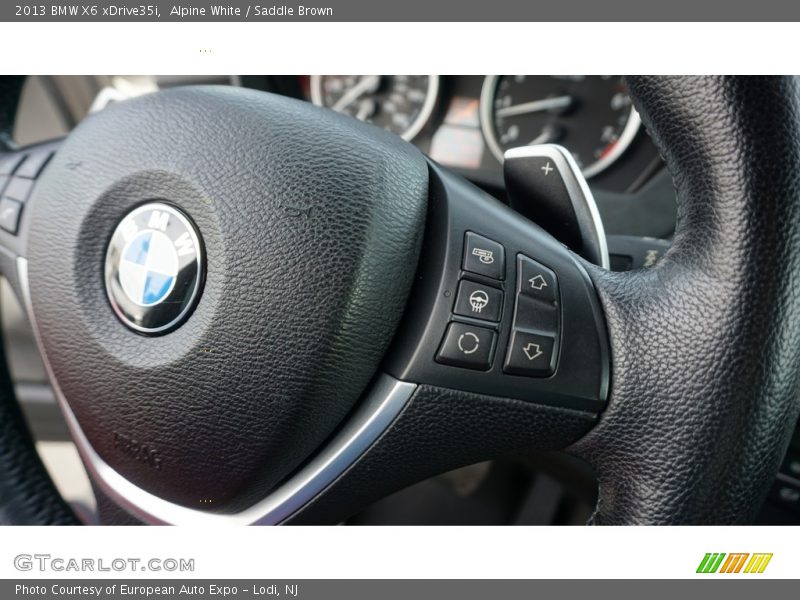 Alpine White / Saddle Brown 2013 BMW X6 xDrive35i