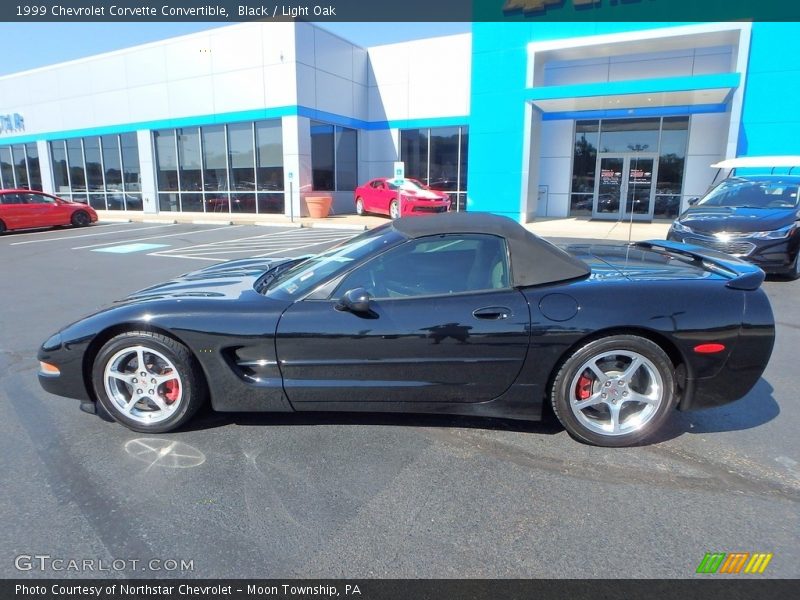 Black / Light Oak 1999 Chevrolet Corvette Convertible