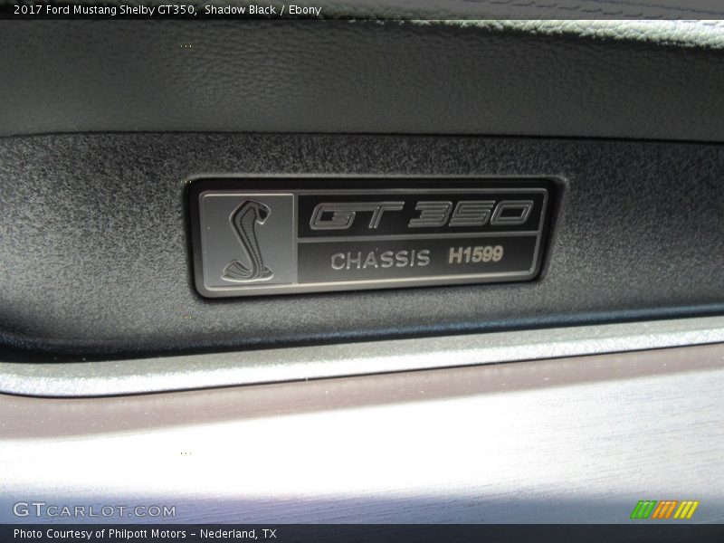  2017 Mustang Shelby GT350 Logo