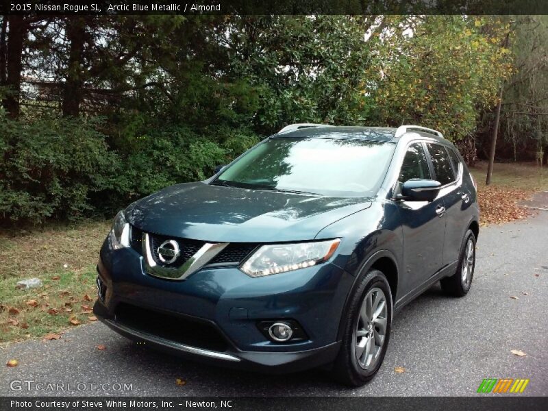 Arctic Blue Metallic / Almond 2015 Nissan Rogue SL
