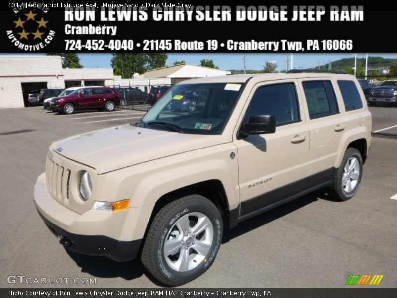 Mojave Sand / Dark Slate Gray 2017 Jeep Patriot Latitude 4x4