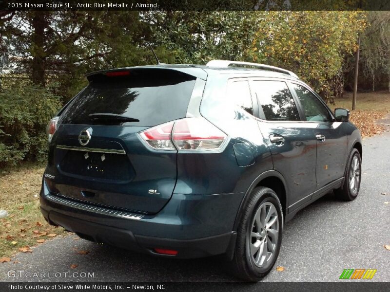 Arctic Blue Metallic / Almond 2015 Nissan Rogue SL