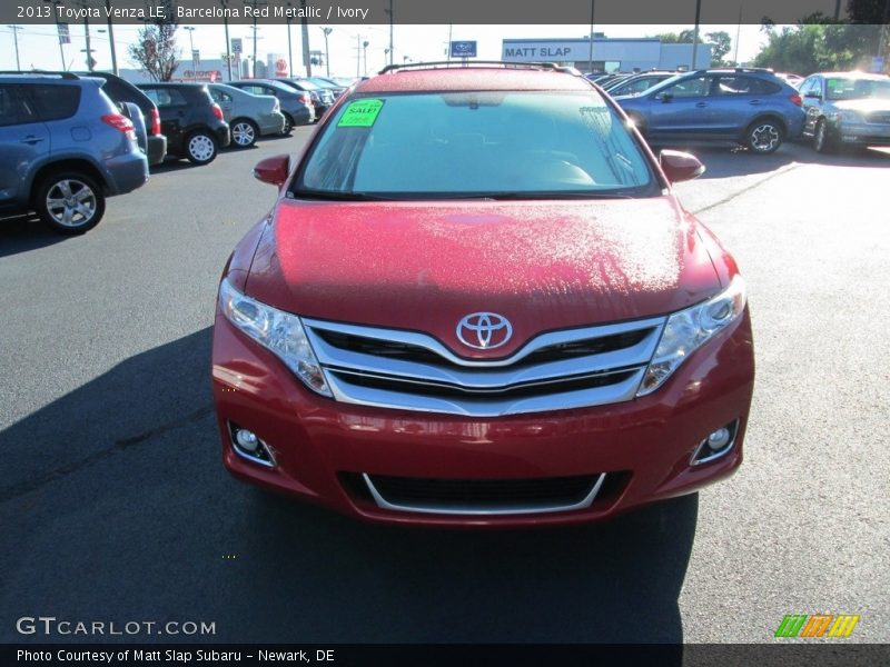 Barcelona Red Metallic / Ivory 2013 Toyota Venza LE