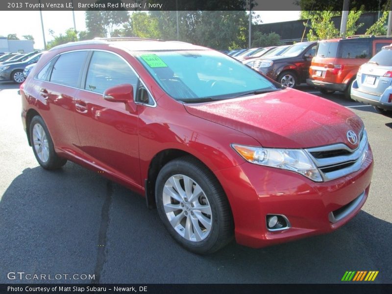 Barcelona Red Metallic / Ivory 2013 Toyota Venza LE