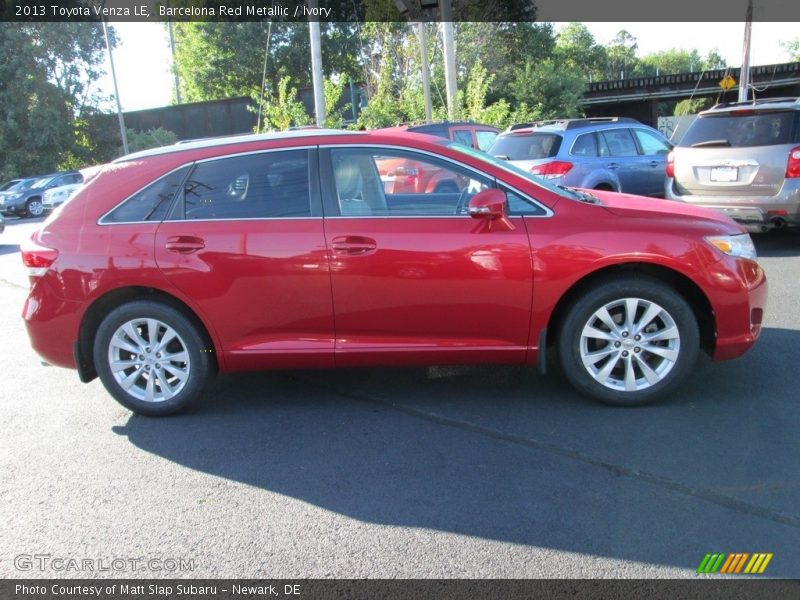 Barcelona Red Metallic / Ivory 2013 Toyota Venza LE