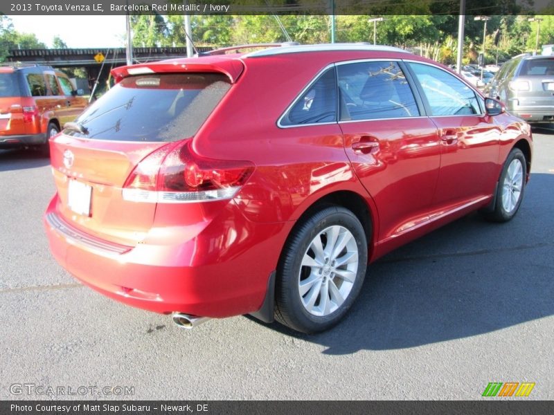 Barcelona Red Metallic / Ivory 2013 Toyota Venza LE