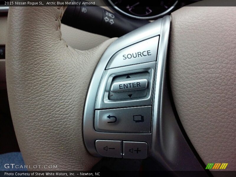 Arctic Blue Metallic / Almond 2015 Nissan Rogue SL