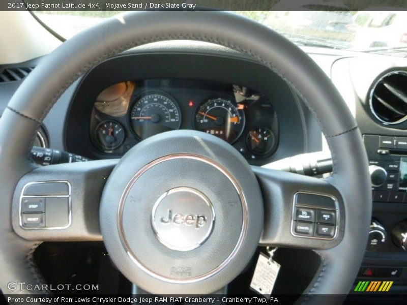 Mojave Sand / Dark Slate Gray 2017 Jeep Patriot Latitude 4x4
