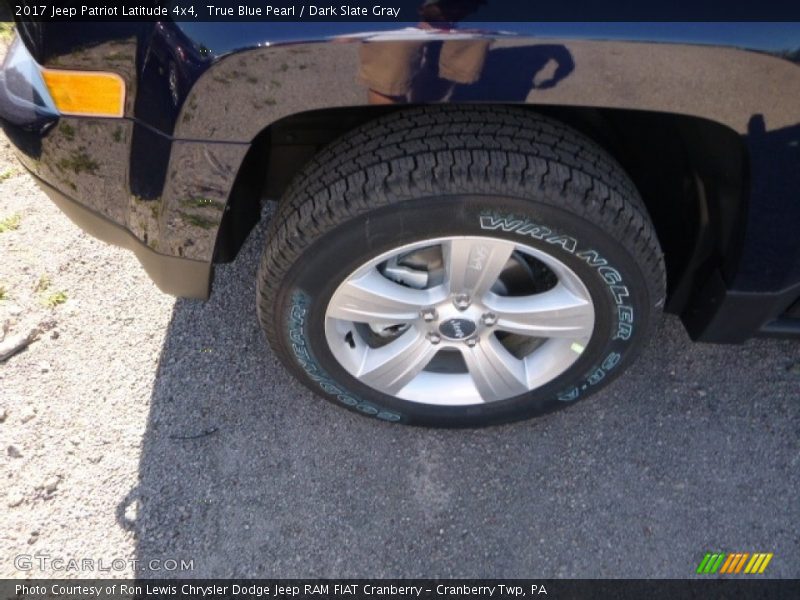 True Blue Pearl / Dark Slate Gray 2017 Jeep Patriot Latitude 4x4