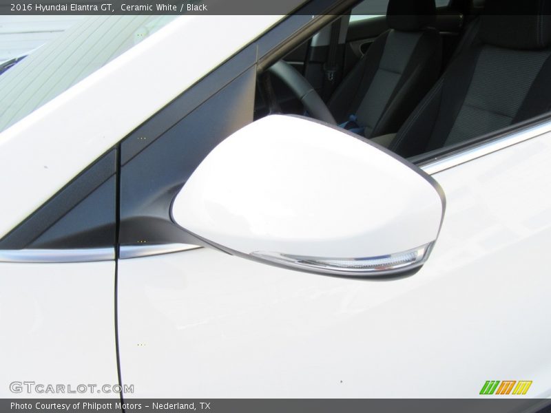 Ceramic White / Black 2016 Hyundai Elantra GT