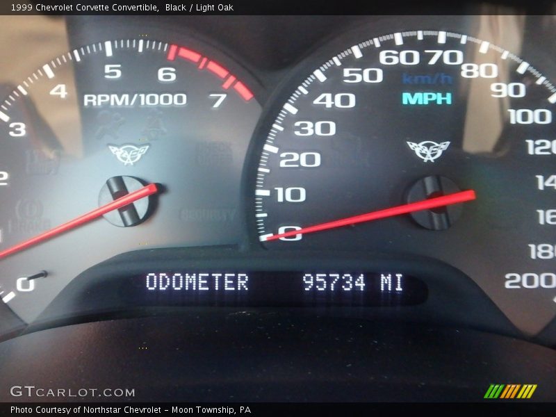 Black / Light Oak 1999 Chevrolet Corvette Convertible