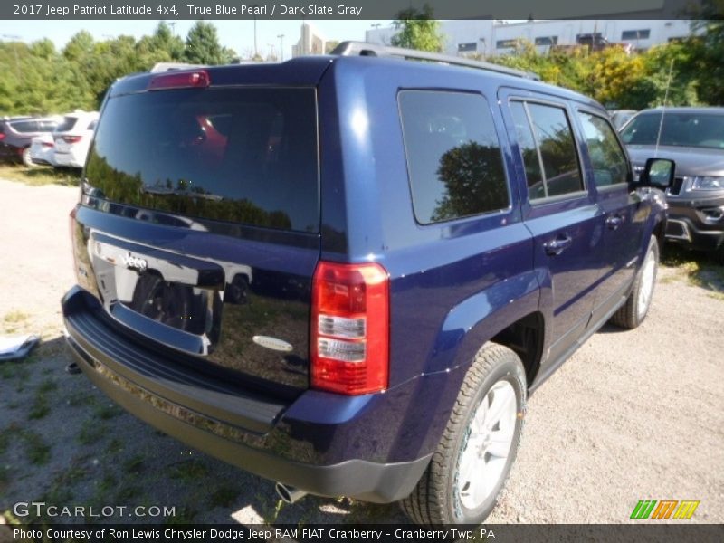 True Blue Pearl / Dark Slate Gray 2017 Jeep Patriot Latitude 4x4