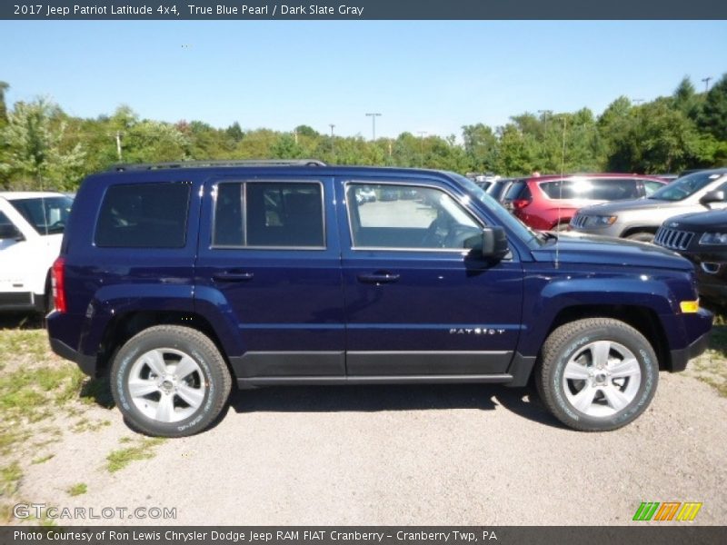 True Blue Pearl / Dark Slate Gray 2017 Jeep Patriot Latitude 4x4