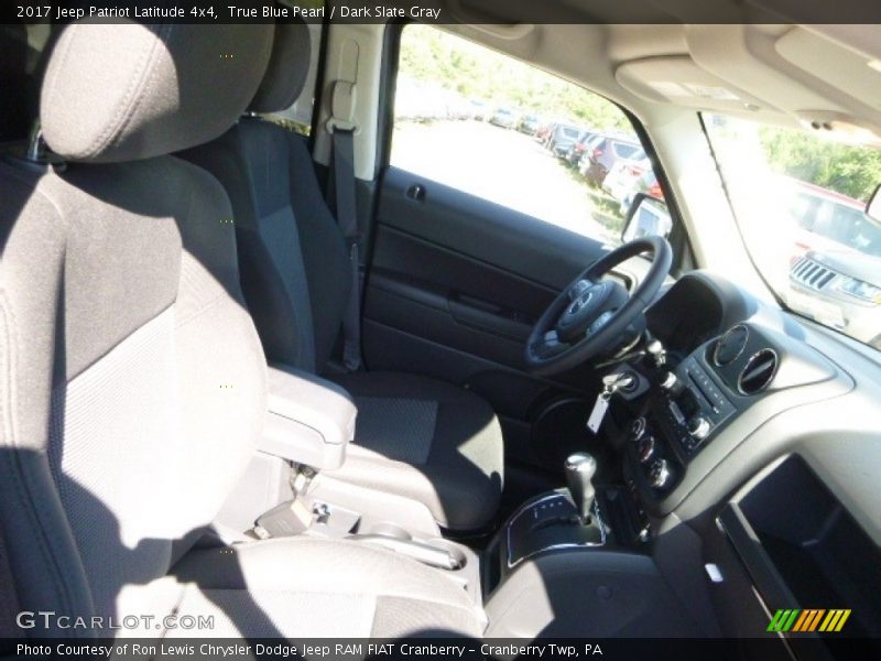 True Blue Pearl / Dark Slate Gray 2017 Jeep Patriot Latitude 4x4
