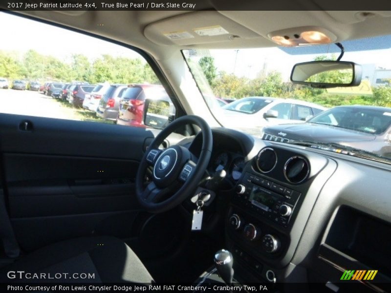 True Blue Pearl / Dark Slate Gray 2017 Jeep Patriot Latitude 4x4