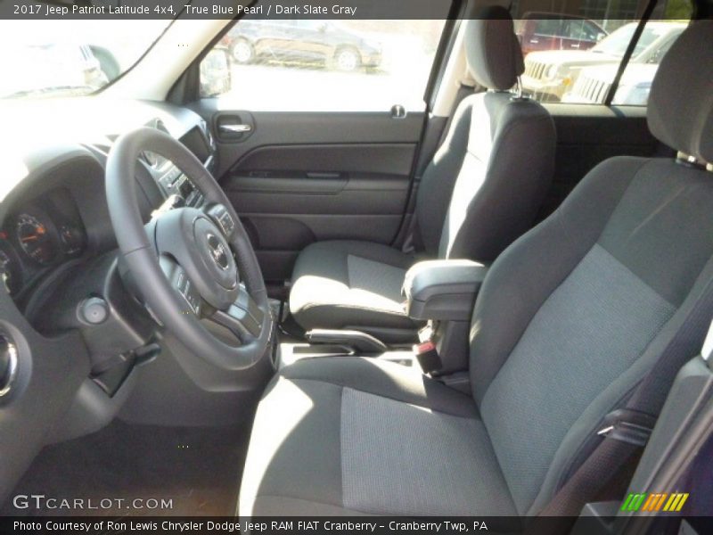 True Blue Pearl / Dark Slate Gray 2017 Jeep Patriot Latitude 4x4