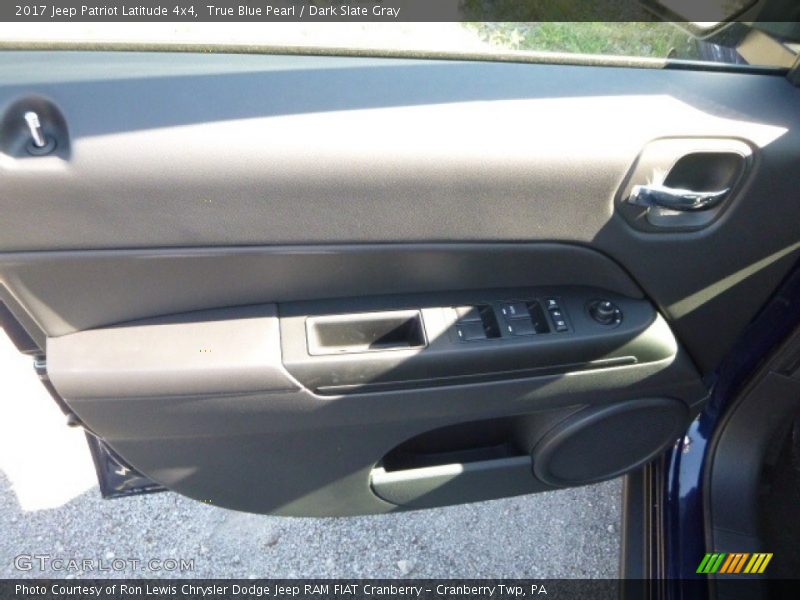 True Blue Pearl / Dark Slate Gray 2017 Jeep Patriot Latitude 4x4