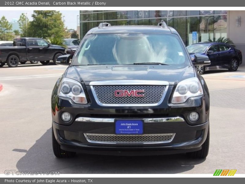 Carbon Black Metallic / Ebony 2012 GMC Acadia Denali