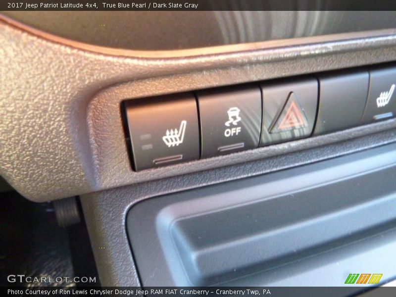 True Blue Pearl / Dark Slate Gray 2017 Jeep Patriot Latitude 4x4