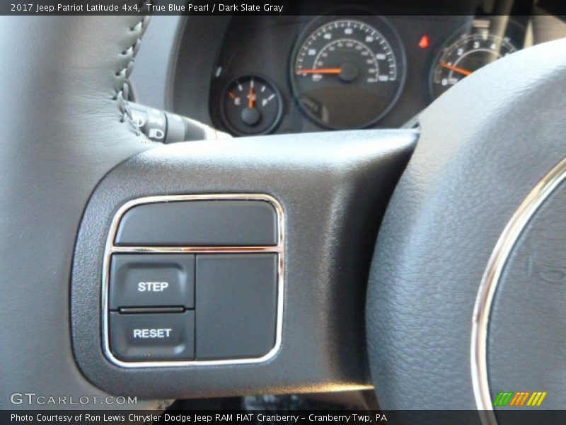 True Blue Pearl / Dark Slate Gray 2017 Jeep Patriot Latitude 4x4