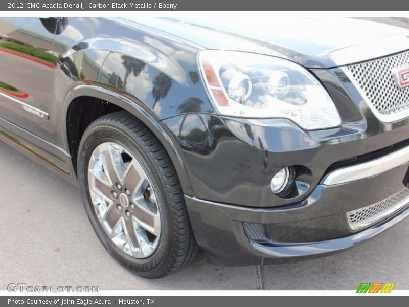 Carbon Black Metallic / Ebony 2012 GMC Acadia Denali