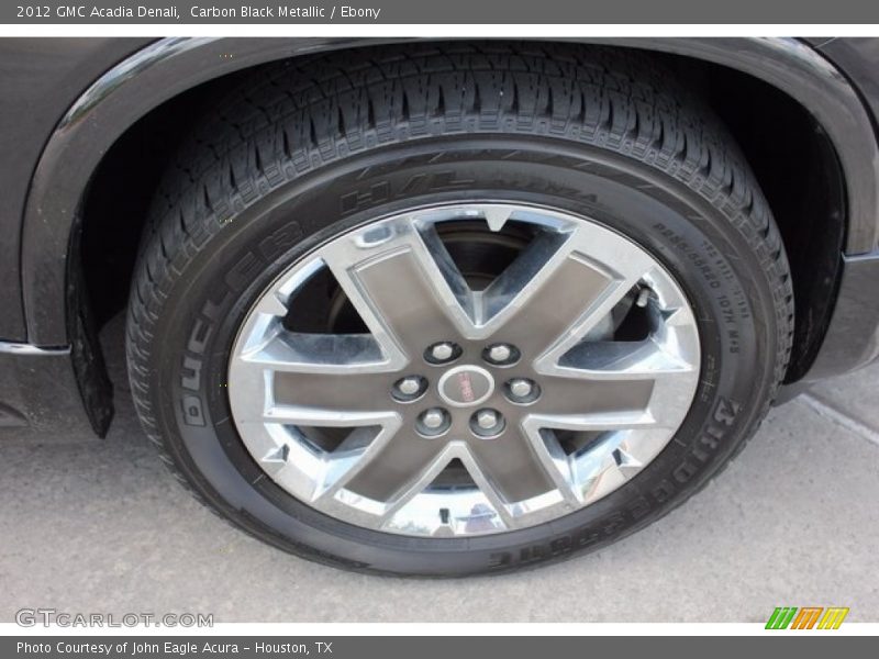 Carbon Black Metallic / Ebony 2012 GMC Acadia Denali