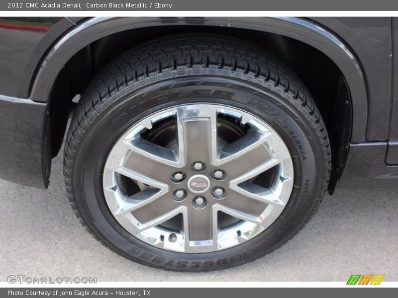Carbon Black Metallic / Ebony 2012 GMC Acadia Denali