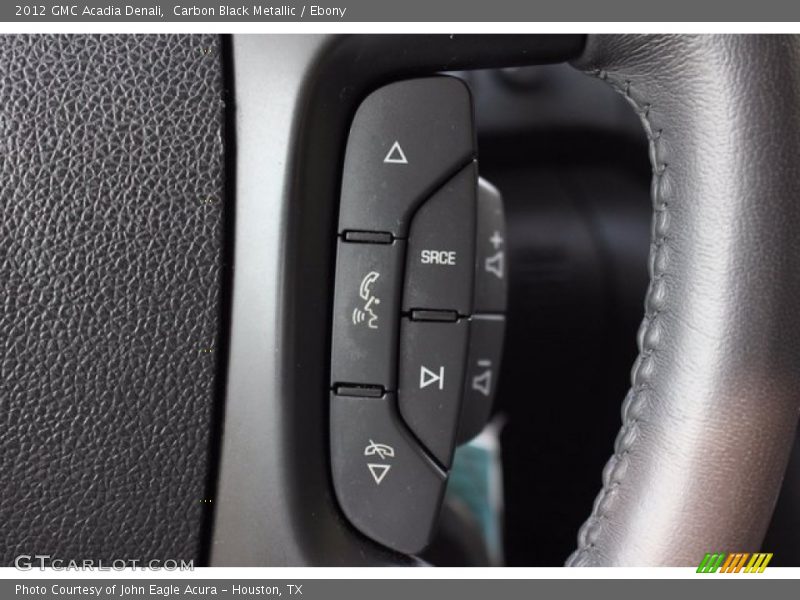 Carbon Black Metallic / Ebony 2012 GMC Acadia Denali