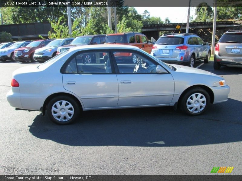 Silverstream Opal / Light Charcoal 2002 Toyota Corolla LE