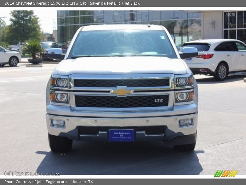 Silver Ice Metallic / Jet Black 2014 Chevrolet Silverado 1500 LTZ Crew Cab