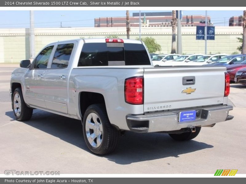 Silver Ice Metallic / Jet Black 2014 Chevrolet Silverado 1500 LTZ Crew Cab