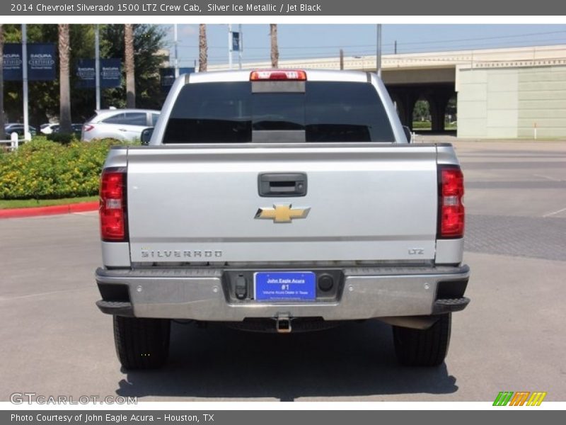 Silver Ice Metallic / Jet Black 2014 Chevrolet Silverado 1500 LTZ Crew Cab
