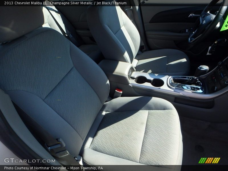 Champagne Silver Metallic / Jet Black/Titanium 2013 Chevrolet Malibu LS