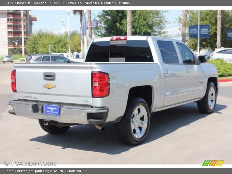 Silver Ice Metallic / Jet Black 2014 Chevrolet Silverado 1500 LTZ Crew Cab