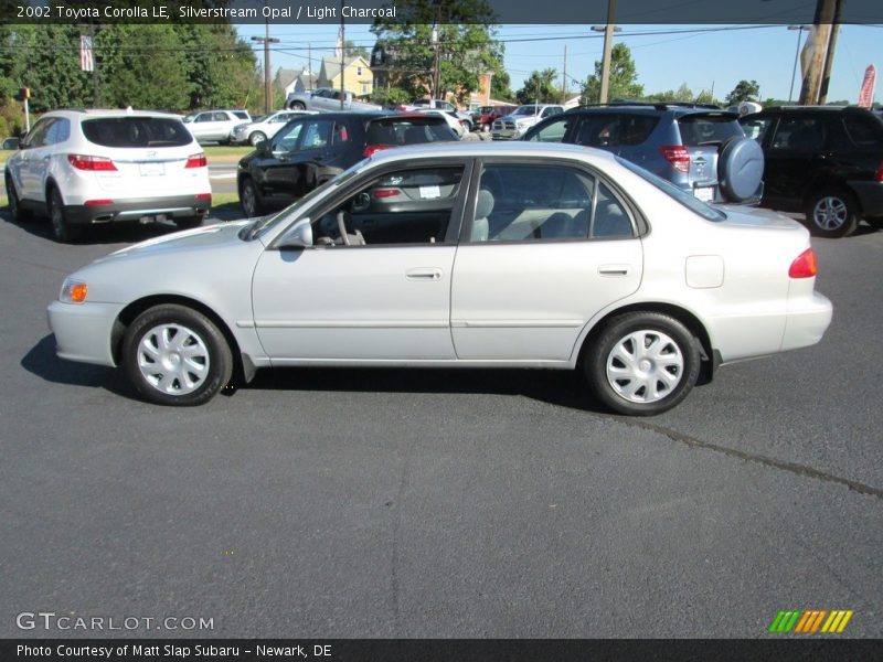 Silverstream Opal / Light Charcoal 2002 Toyota Corolla LE