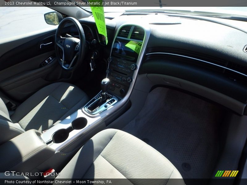 Champagne Silver Metallic / Jet Black/Titanium 2013 Chevrolet Malibu LS
