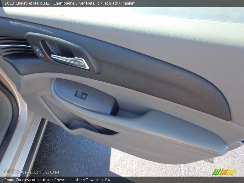 Champagne Silver Metallic / Jet Black/Titanium 2013 Chevrolet Malibu LS