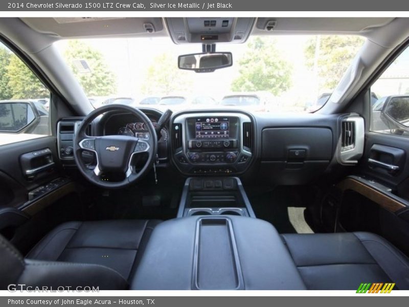 Silver Ice Metallic / Jet Black 2014 Chevrolet Silverado 1500 LTZ Crew Cab