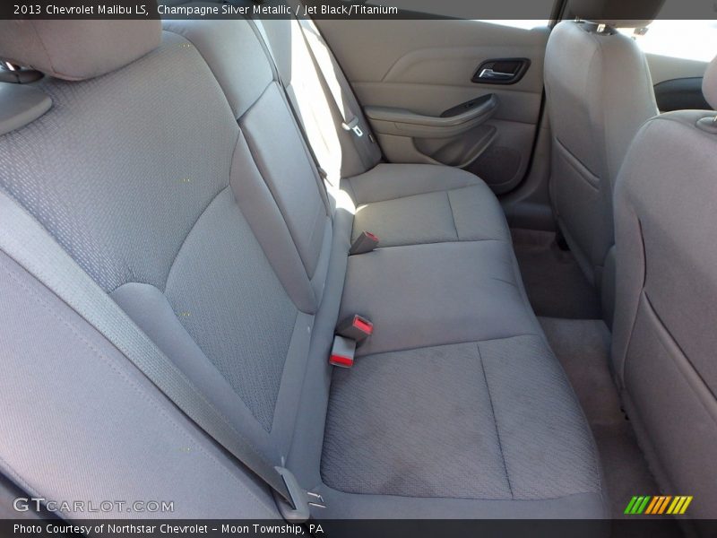 Champagne Silver Metallic / Jet Black/Titanium 2013 Chevrolet Malibu LS