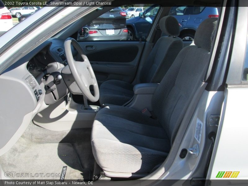 Silverstream Opal / Light Charcoal 2002 Toyota Corolla LE