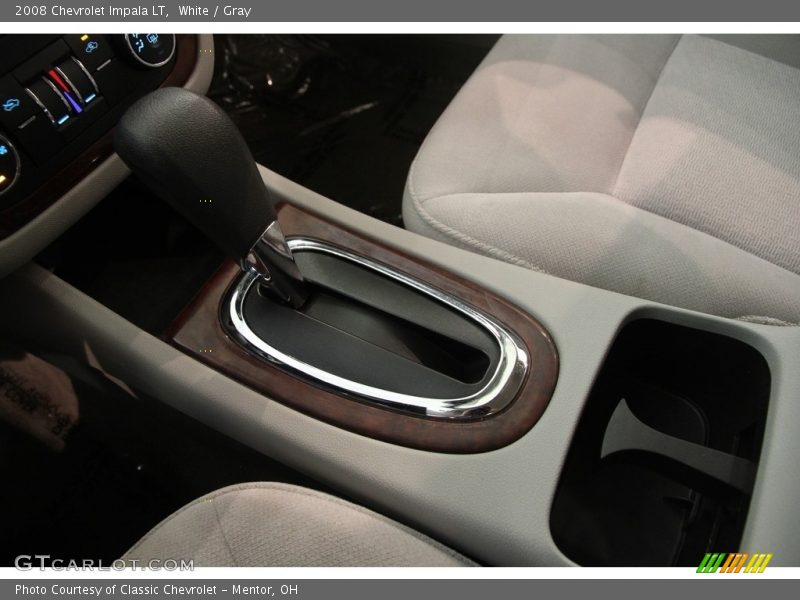 White / Gray 2008 Chevrolet Impala LT