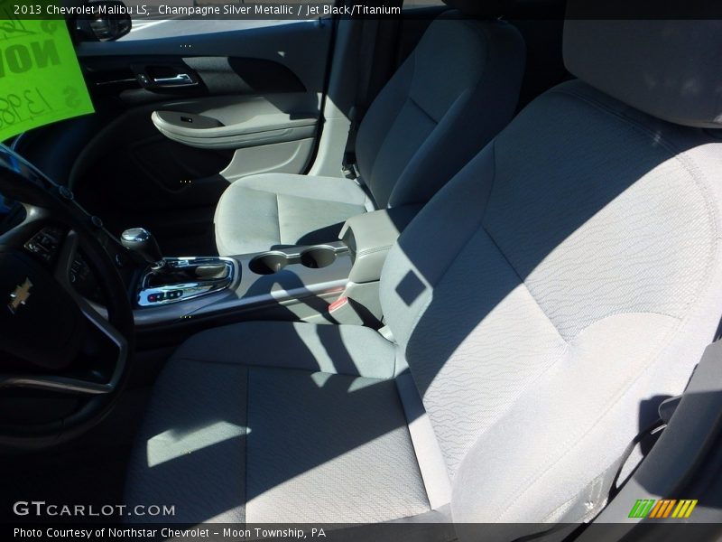 Champagne Silver Metallic / Jet Black/Titanium 2013 Chevrolet Malibu LS