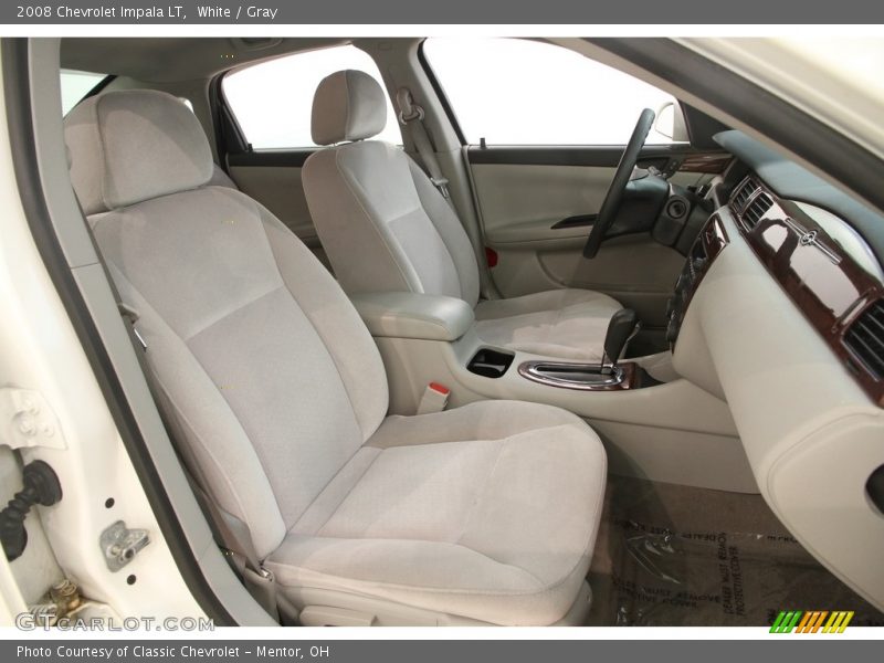 White / Gray 2008 Chevrolet Impala LT