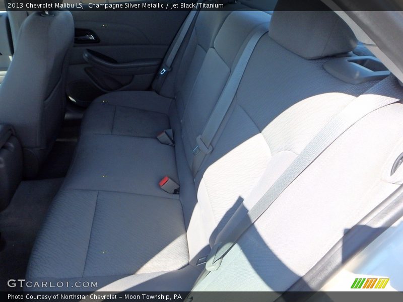 Champagne Silver Metallic / Jet Black/Titanium 2013 Chevrolet Malibu LS