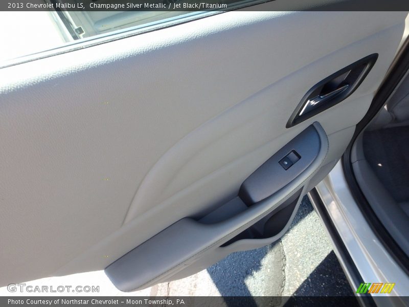 Champagne Silver Metallic / Jet Black/Titanium 2013 Chevrolet Malibu LS