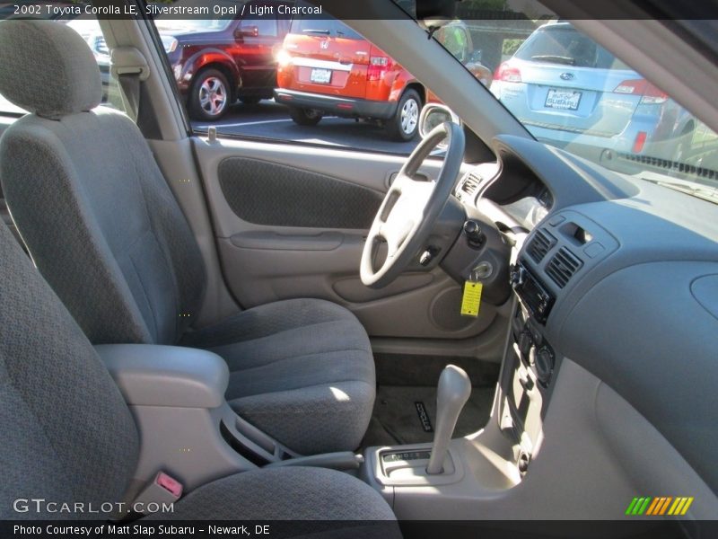 Silverstream Opal / Light Charcoal 2002 Toyota Corolla LE